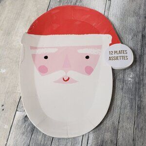 NWT - Meri Meri - Santa Paper Plates (12)